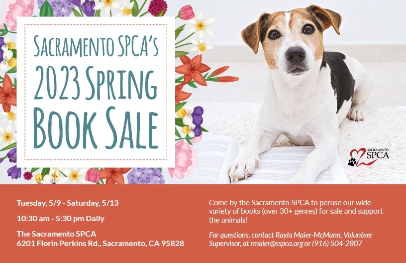 Sacramento SPCA Spring Book Sale