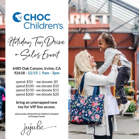 Jujube Holiday Toy Drive + Sales Event