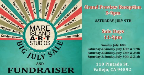 Mare Island Art Studios Big July Sale
