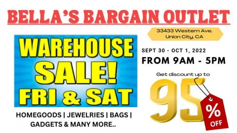 Bella's Bargain Outlet Warehouse Sale