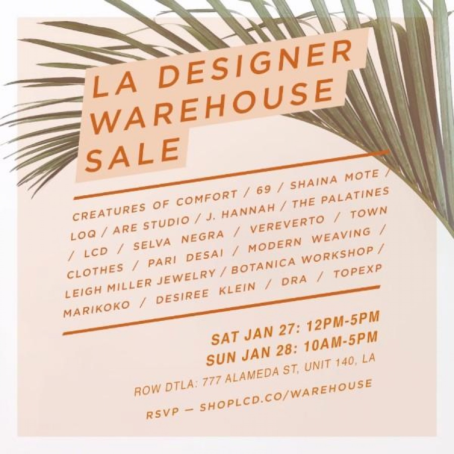 LA Designer Warehouse Sale
