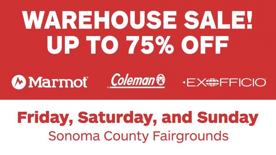 Marmot, Coleman, and ExOfficio Warehouse Sale