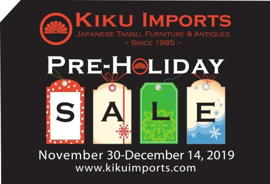 Kiku Imports Pre-Holiday Sale