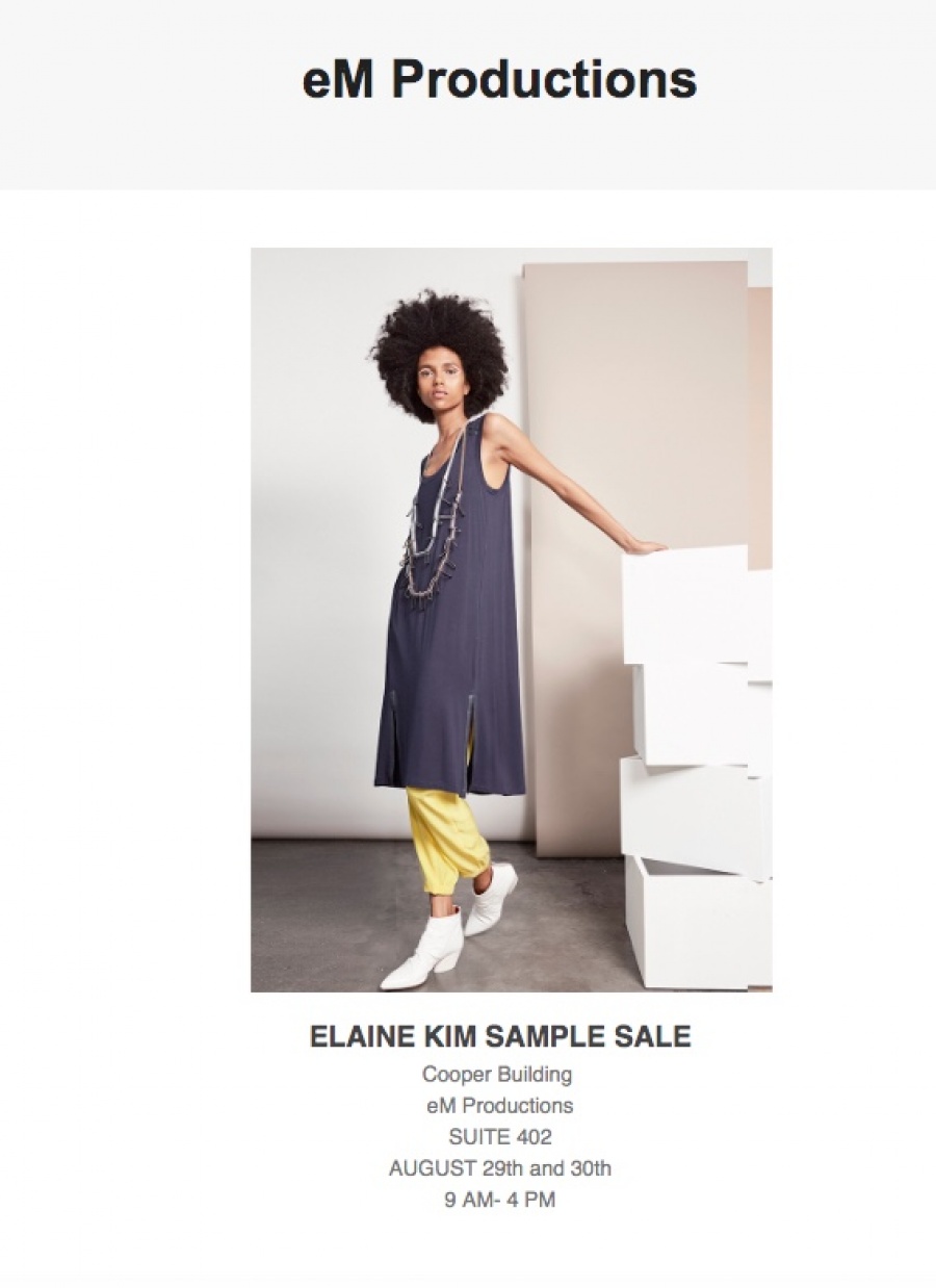 Elaine Kim Sample Sale