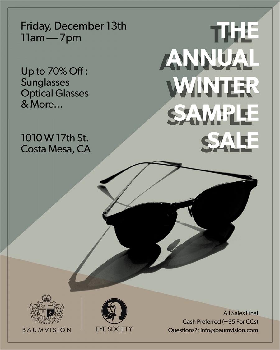 Baumvision Winter Sample Sale 