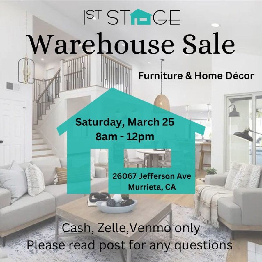 1st Stage WAREHOUSE SALE