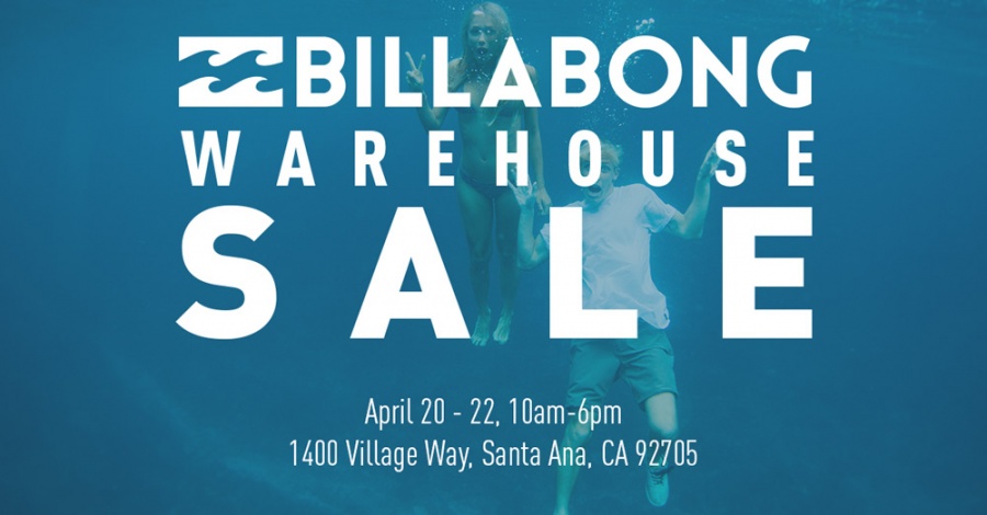 Billabong and  Element  Warehouse Sale