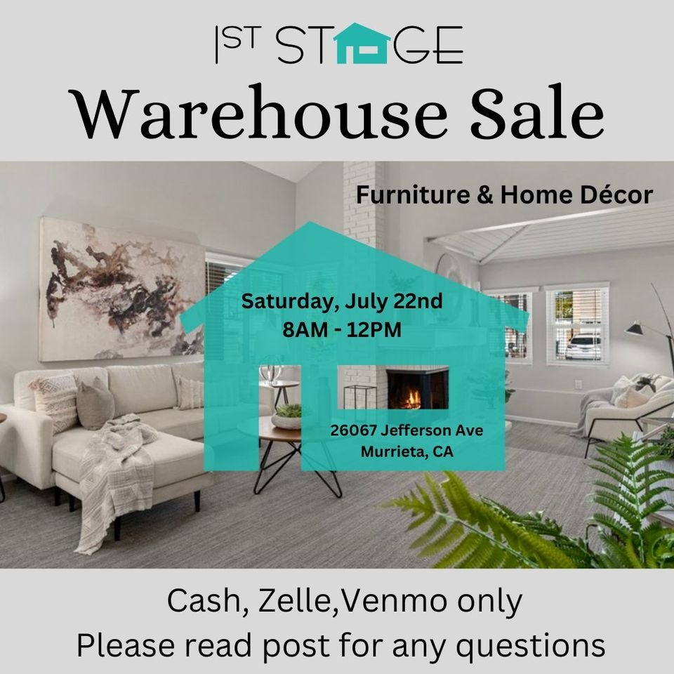 1st Stage Property Transformation WAREHOUSE SALE