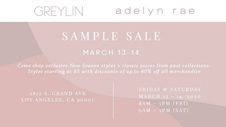 Greylin and Adelyn Rae Sample Sale