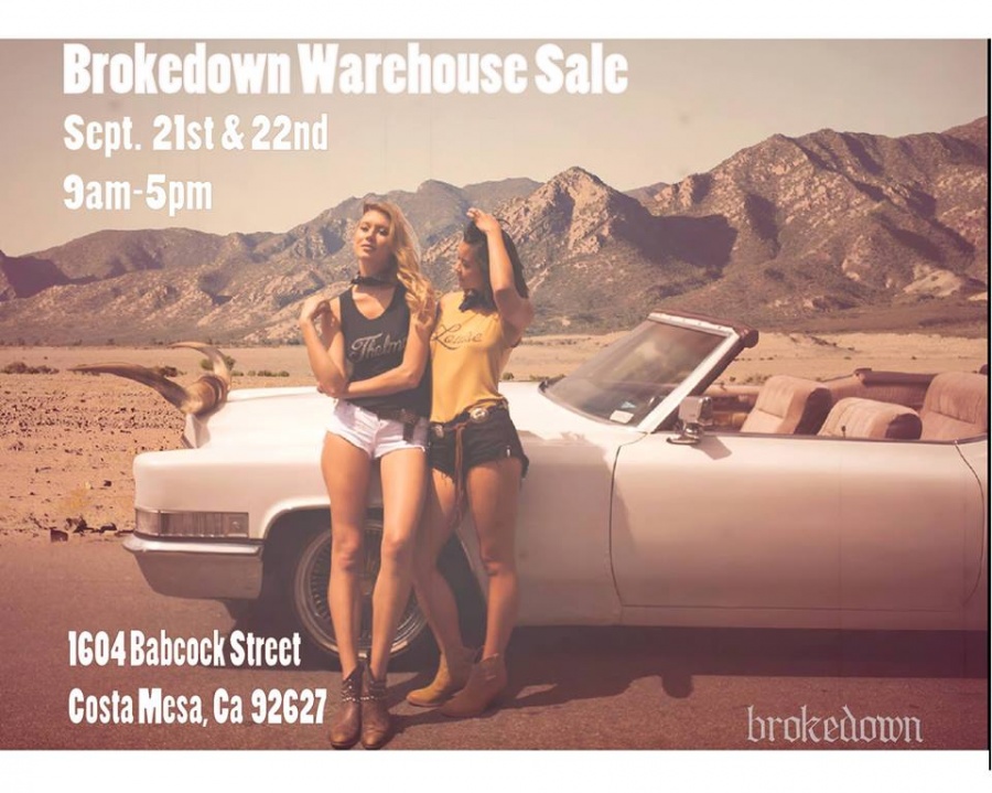 Brokedown Warehouse Sale