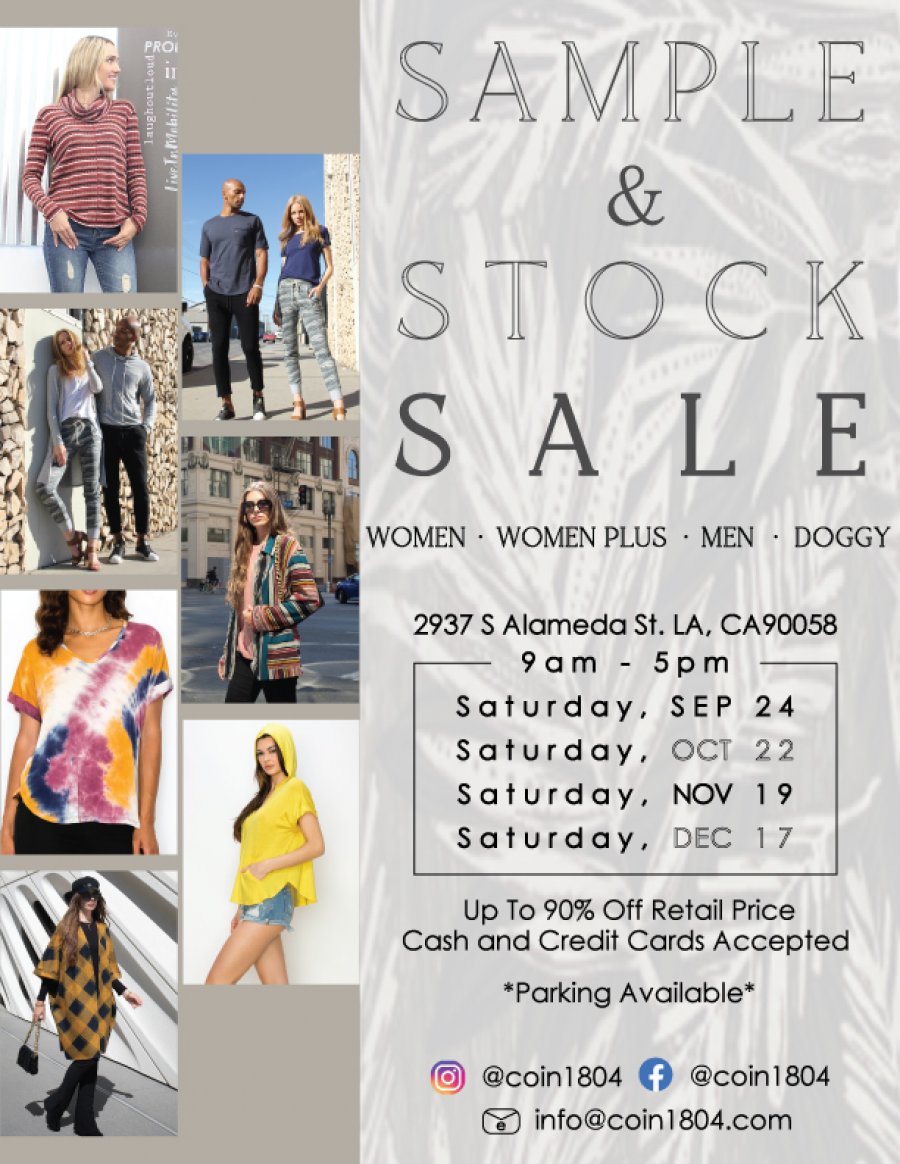 Cotton Innovation (COIN) Sample Sale