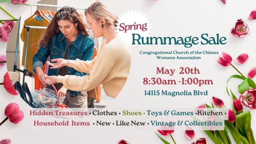 Congregational Church of the Chimes Spring Rummage Sale