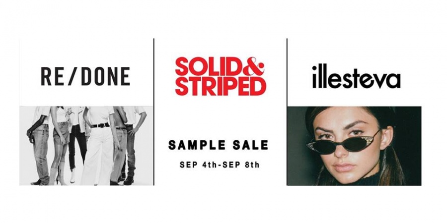 RE/DONE, ILLESTEVA, and SOLID & STRIPED Sample Sale