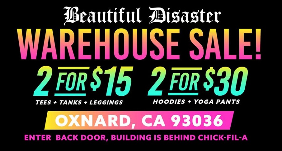 Beautiful Disaster Clothing Warehouse Sale