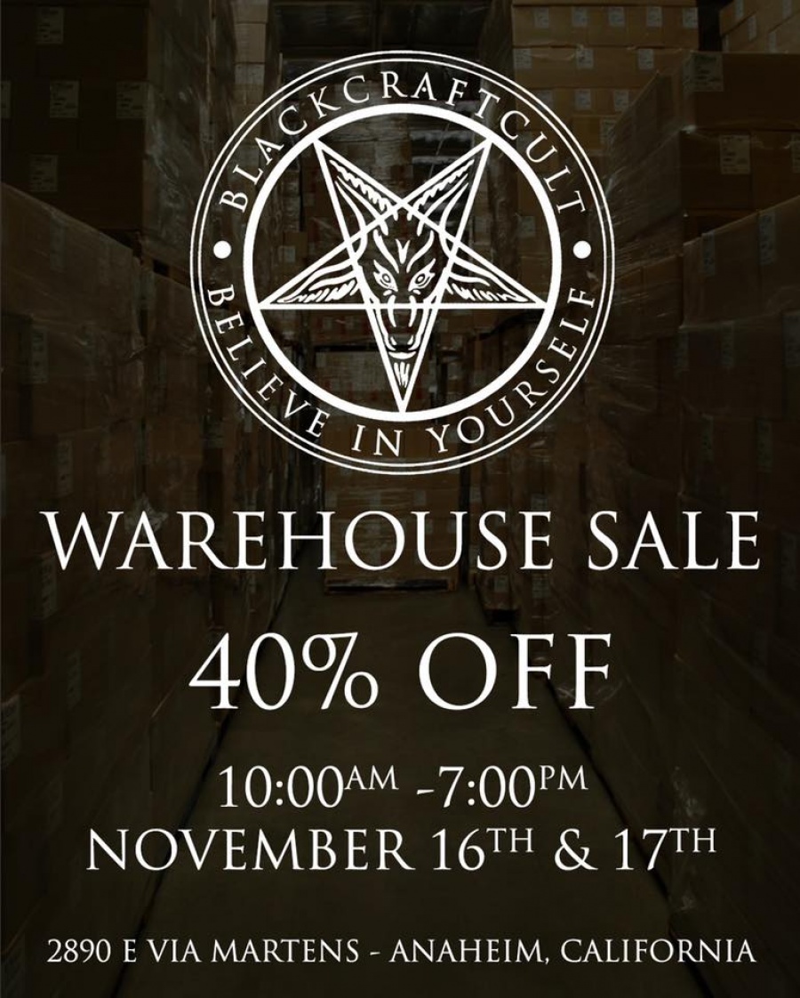Blackcraft Warehouse Sale