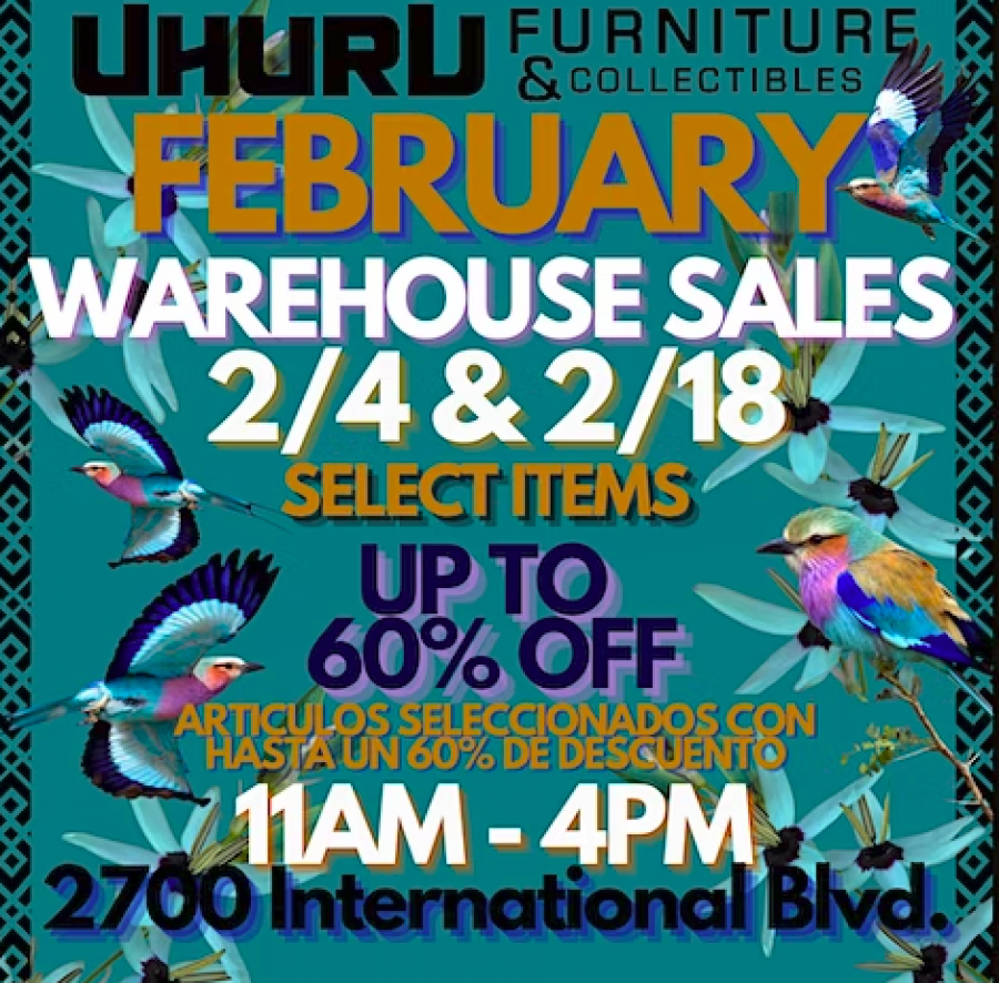 Uhuru Furniture & Collectibles | February Warehouse Sales