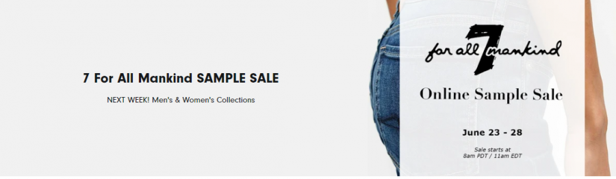 7 for all mankind warehouse sale