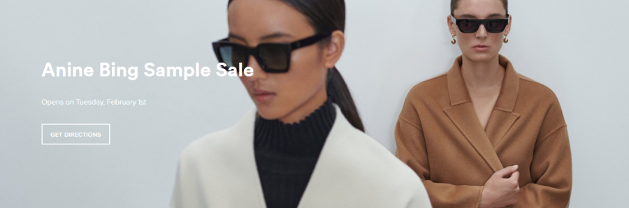 Anine Bing Sample Sale Sample sale in Beverly Hills