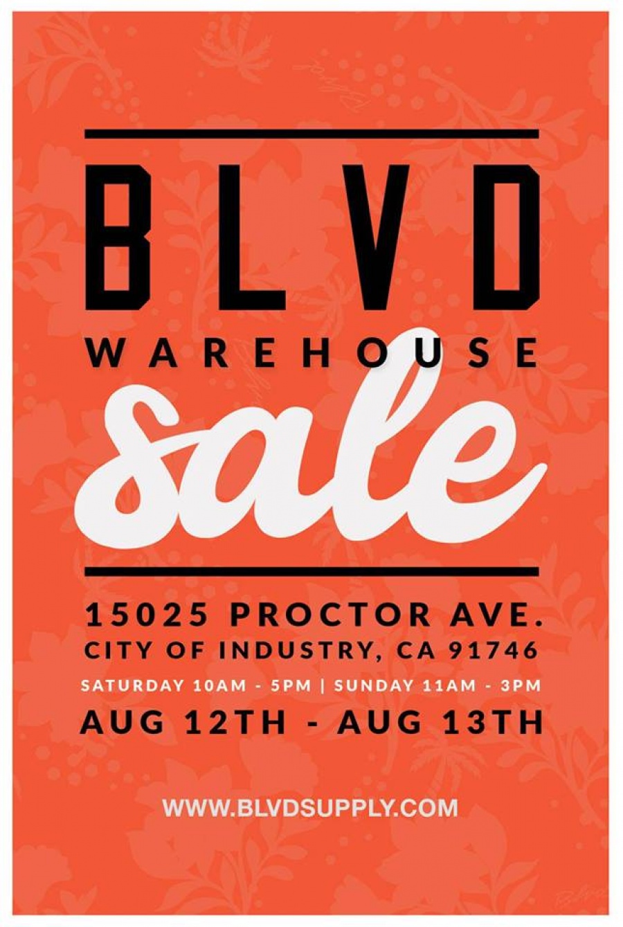 BLVD Supply Warehouse Sale