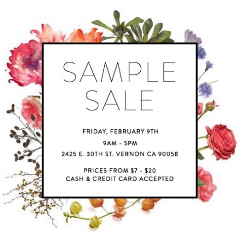 Everly Clothing Sample Sale