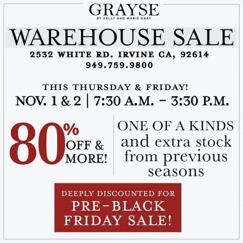 Grayse Warehouse Sale