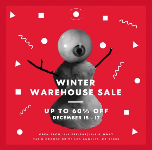 Just One Eye Winter Warehouse Sale