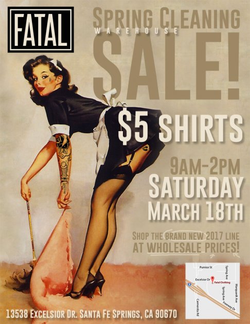 Fatal Clothing Spring Cleaning Warehouse Sale