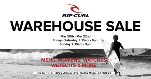 Rip Curl Warehouse Sale