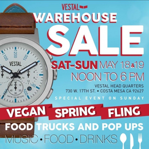 Vestal Watch Warehouse Sale