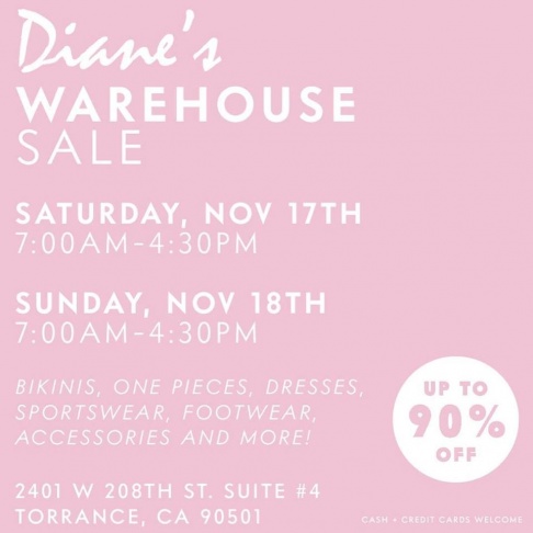 Diane's Beachwear Warehouse Sale
