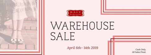 B.A.I.T. Warehouse Sale