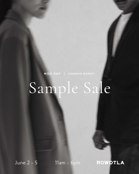 MOD REF and Common Market Sample Sale