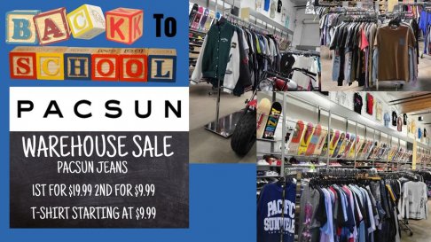 YLSFashion Back to School Pacsun Warehouse Sale