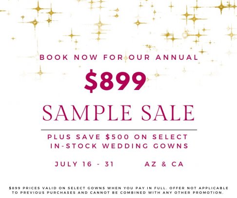 Strut Bridal Salon Sample Sale