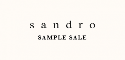 Sandro Sample Sale