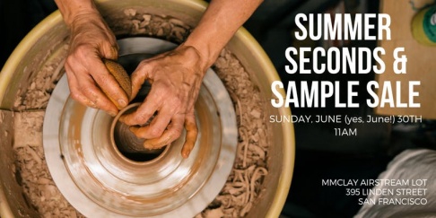 MMclay Summer Seconds and Sample Sale