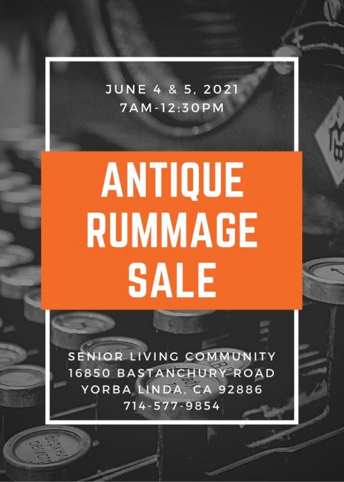 Senior Living Community Rummage Sale
