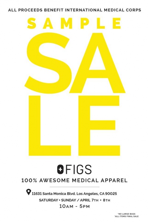 FIGS Scrubs Sample Sale