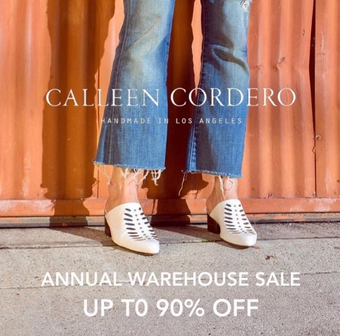 Calleen Cordero Warehouse Sale