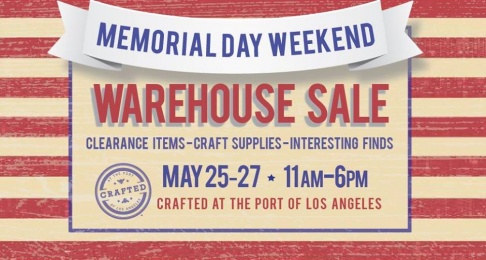 Crafted at the Port of Los Angeles Warehouse Sale 