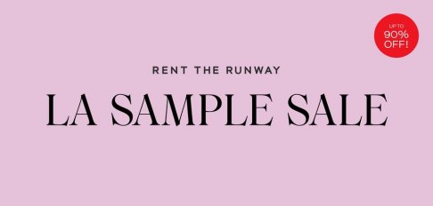 Rent the Runway Los Angeles Sample Sale