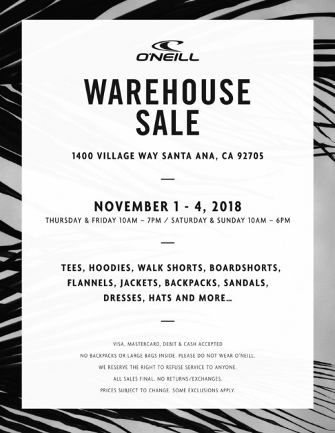 O'Neill Warehouse Sale - 2
