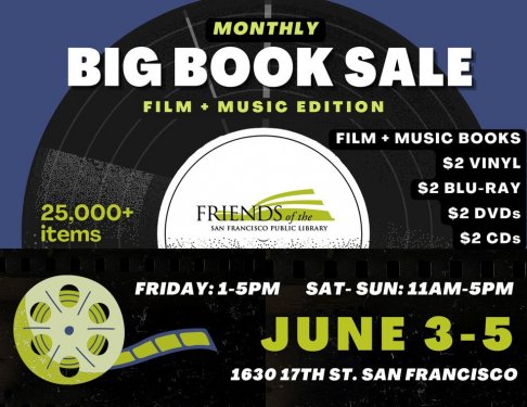 Friends of the San Francisco Public Library Monthly Big Book Sale