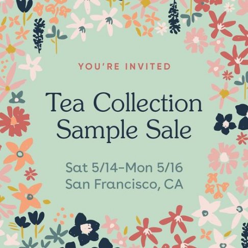 Tea Collection Sample Sale