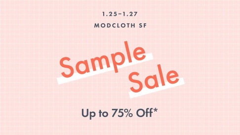 ModCloth Sample Sale