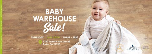 Baby Warehouse Sale: Living Textiles & Lolli Living