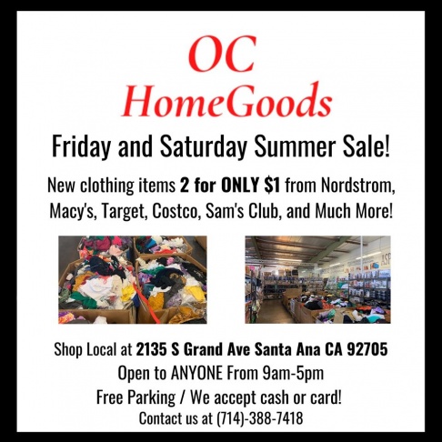 Off Price Products Friday and Saturday Clothing Summer Sale
