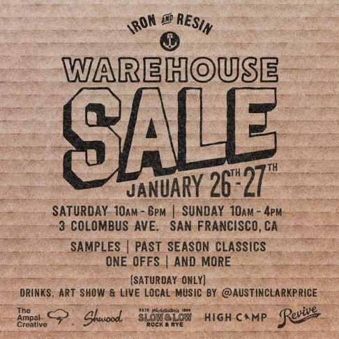 Iron and Resin Warehouse Sale