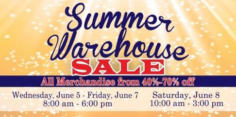 Mrs. Nelson's Annual Wholesale Warehouse Sale