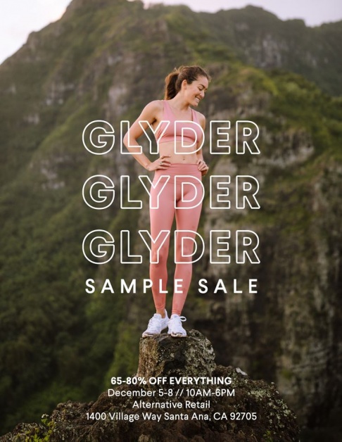 Glyder Warehouse Sale